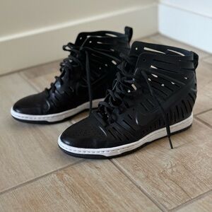 Nike Dunk Sky Hi 2.0 Joli Wedge Sneakers in Black size 6.5